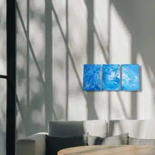 Sea waves set " 20 x30 cm each one " 🌊💙💙