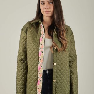 Olive Quilted Jacket