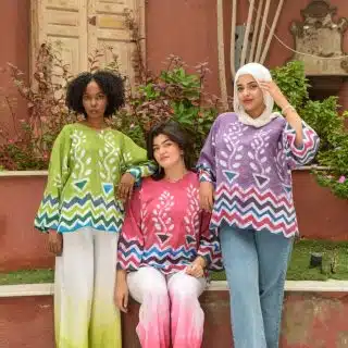 Nubian plants blouse longsleeves