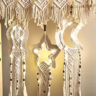 macramé wall hanging Ramadan set