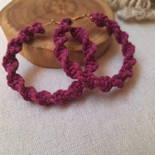 حلق مكرميه للبحر موف كبير