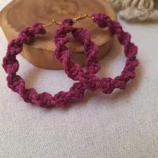 حلق مكرميه للبحر موف كبير