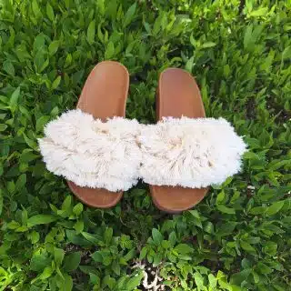 macramé slippers all size