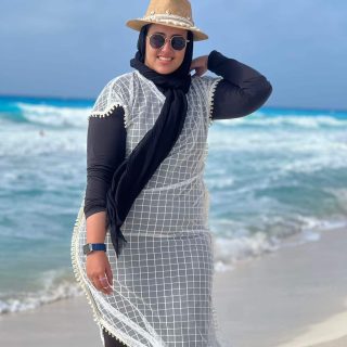 Sea through Beach Cover-up