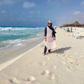 Fishtail beach Cover-up dress