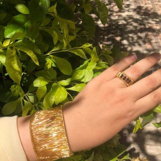 gold plated 18k bracelet