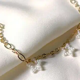 white stars bracelet