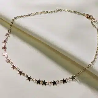 golden stars necklace