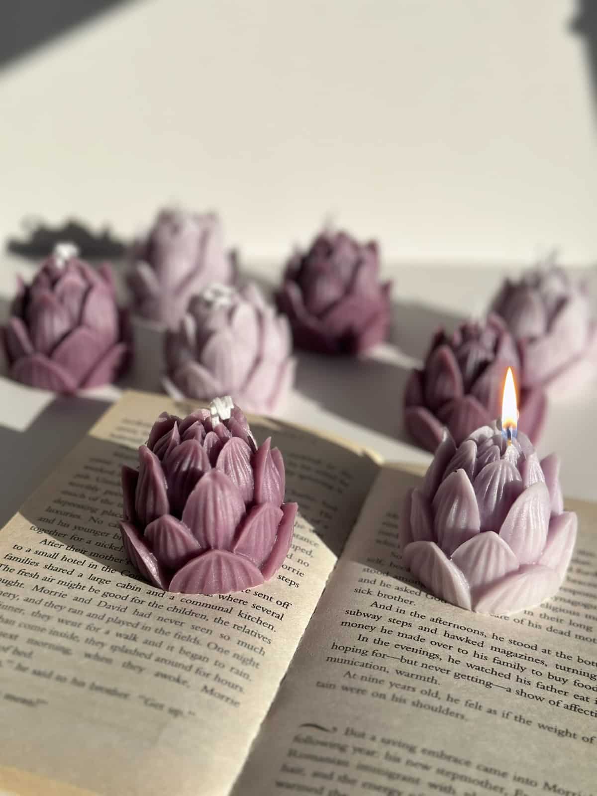 Set of 6 Fall Candles 1 Set of 6 Fall Candles