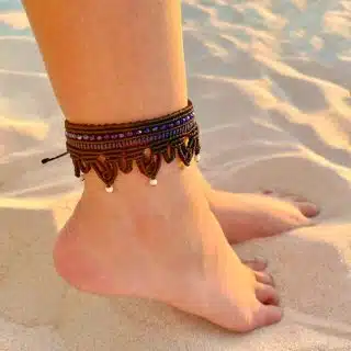 Navy anklet