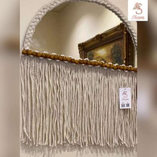 Macrame mirror