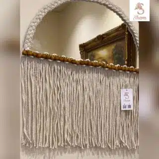 Macrame mirror