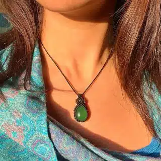 Green Agate pendant