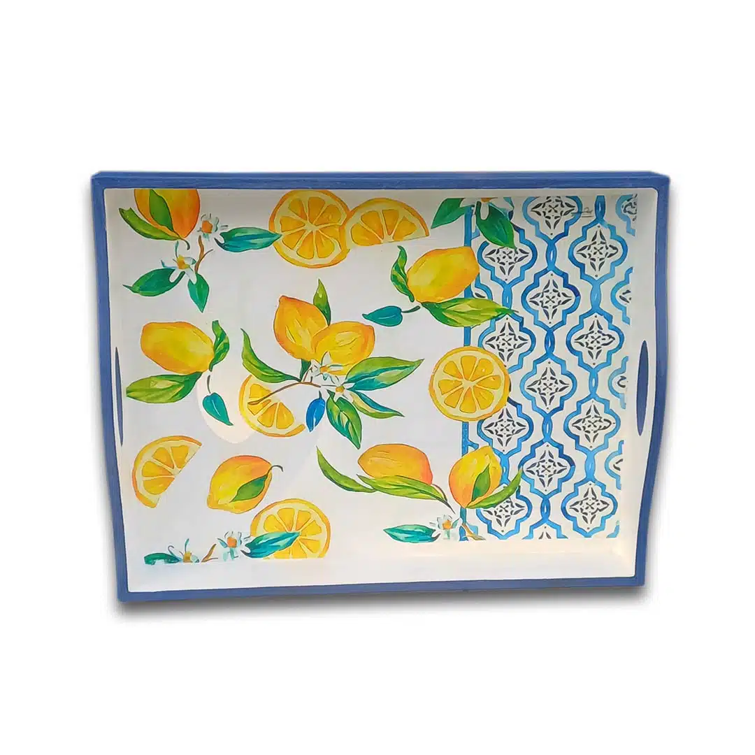 Decoupage Rectangular Tray 45*35 1 Decoupage Rectangular Tray 45*35