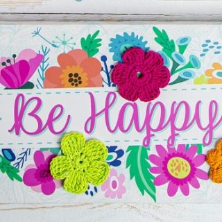 Zan Design Wall Art Be Happy