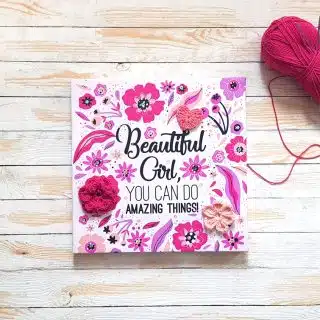 Zan Design Wall Art Beautiful Girl Quote