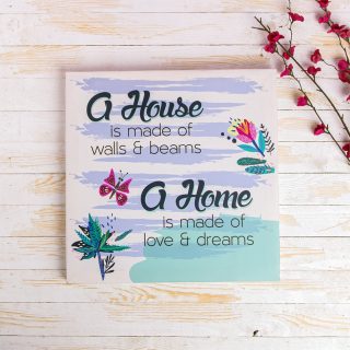 Zan Design Wall Art House & Home Quote