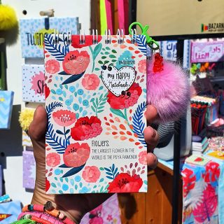 Zan Design My Happy Notebook A6 Floral