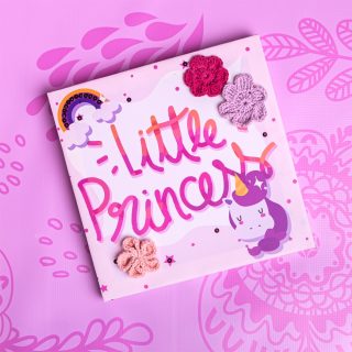 Zan Design Wall Art Unicorn Little Princess