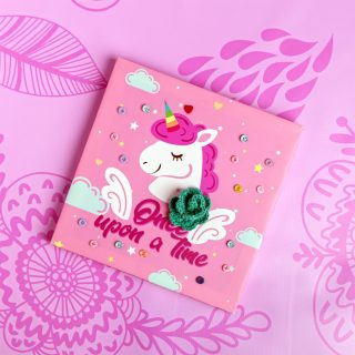 Zan Design Wall Art Unicorn Once Upon a Time