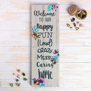 Zan Design Wall Art Welcome Quote