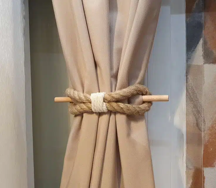 Rope Curtains holder, Tieback and holdback 1 Rope Curtains holder, Tieback and holdback