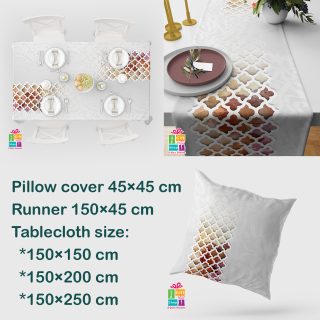 Andalusi pattern for Ramadan (runner-tablecloth-cushion)
