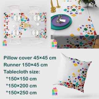 islamic color (tablecloth - runner- coushion