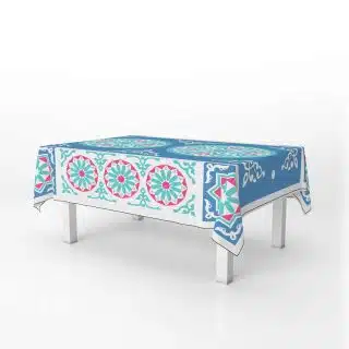 Khaymya Blue tablecloth 140x280