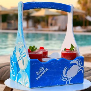 Bottles Holder Crab Design