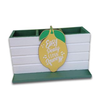 Decoupage Box with three partitions