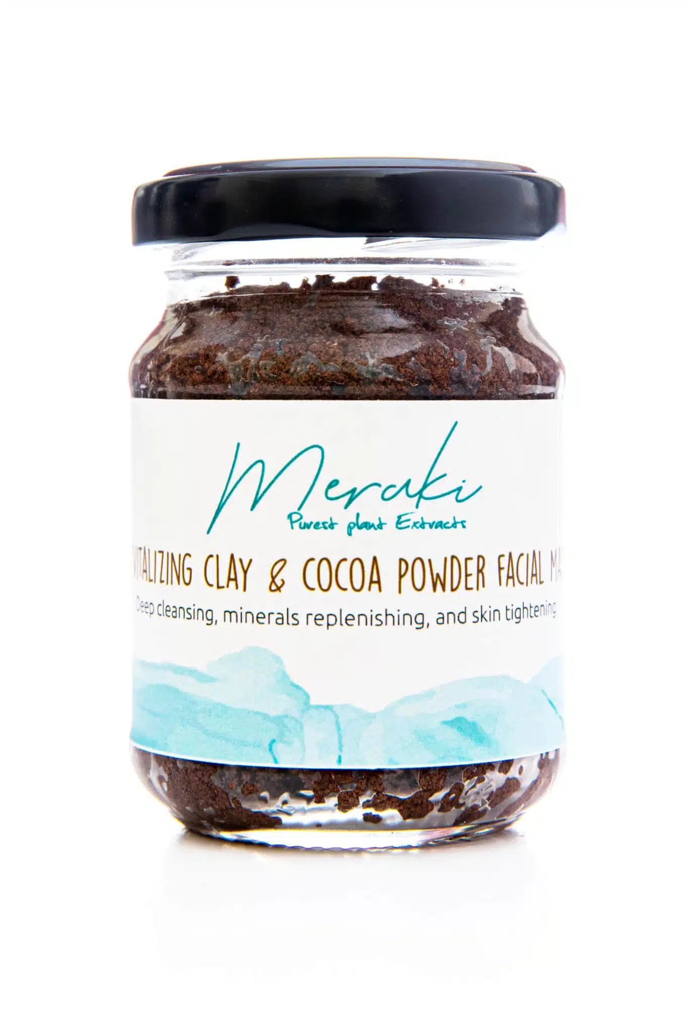 Revitalizing clay and coco powder facial mask (150ml) 1 Revitalizing clay and coco powder facial mask (150ml)