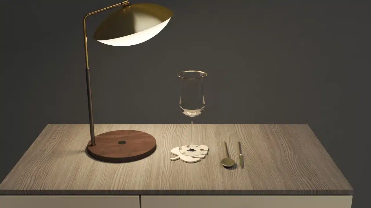 Wooden Plate Holder 3 cup