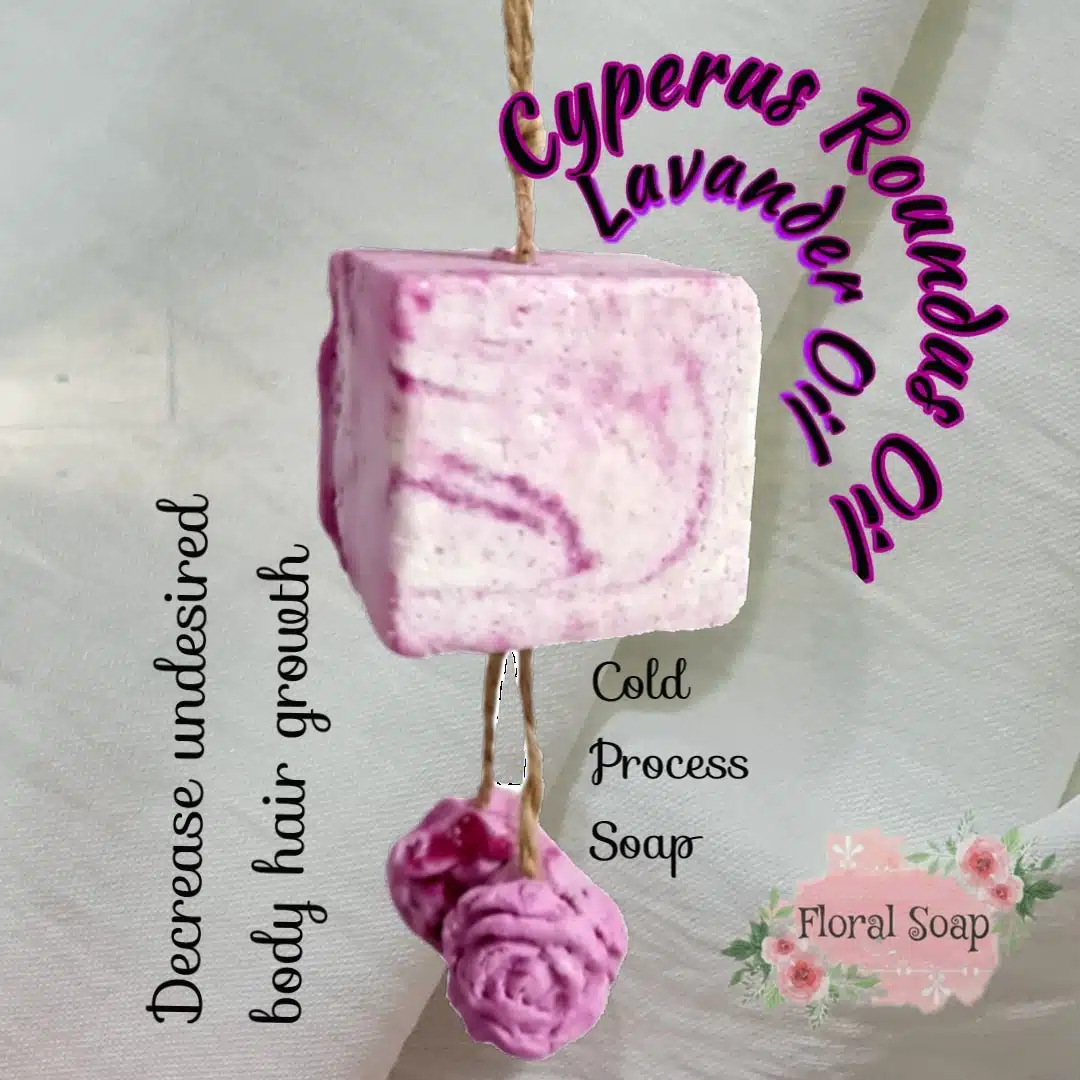 Cyperus and Lavender Natural Cold Process Soap 1 cyperus and lavander cold process soap