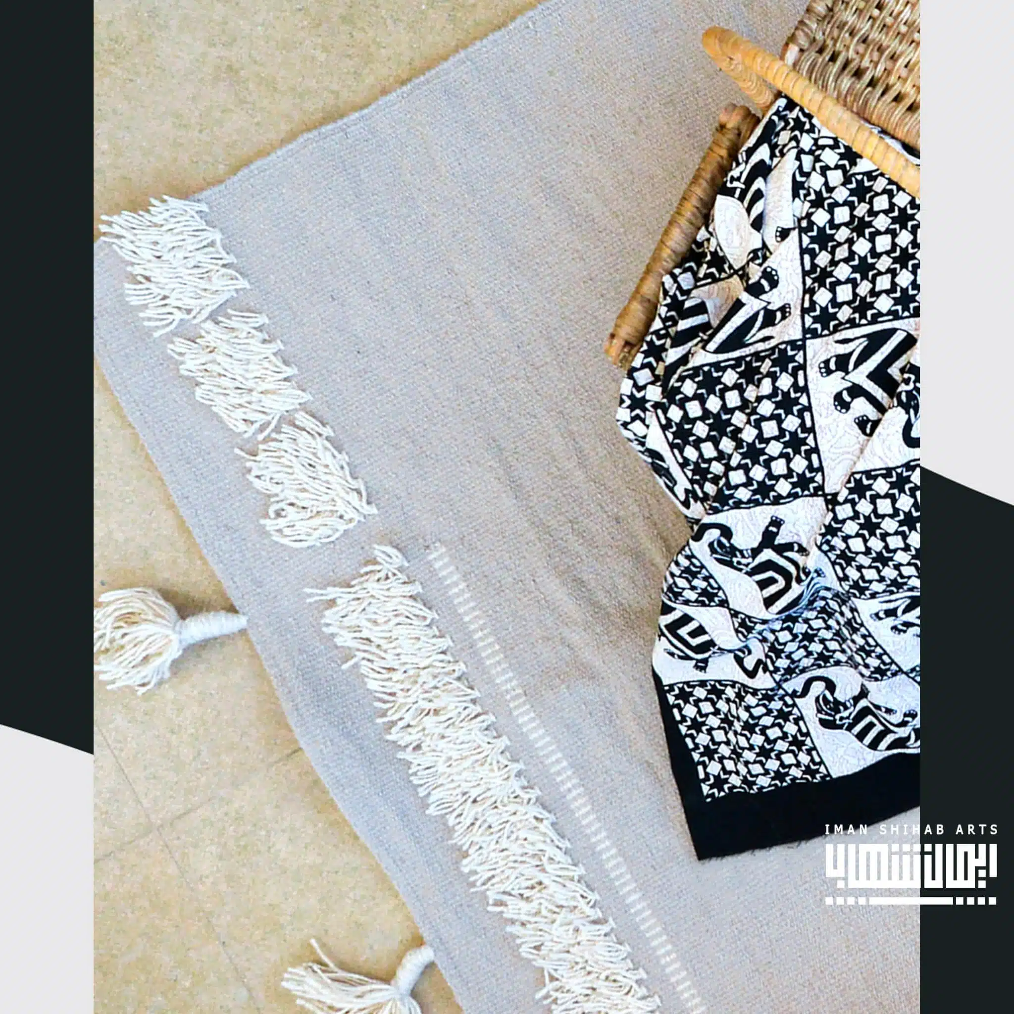 Basic Shaggy Kilim Rug 4 detail scaled