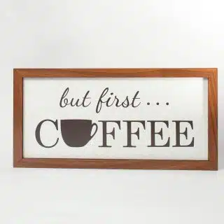 coffe corner wall decoration