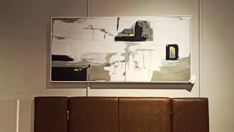 Spontaneous 1 - Acrylic enamel paint on canvas.