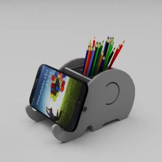 Mobile Holder and Stationery Organizer