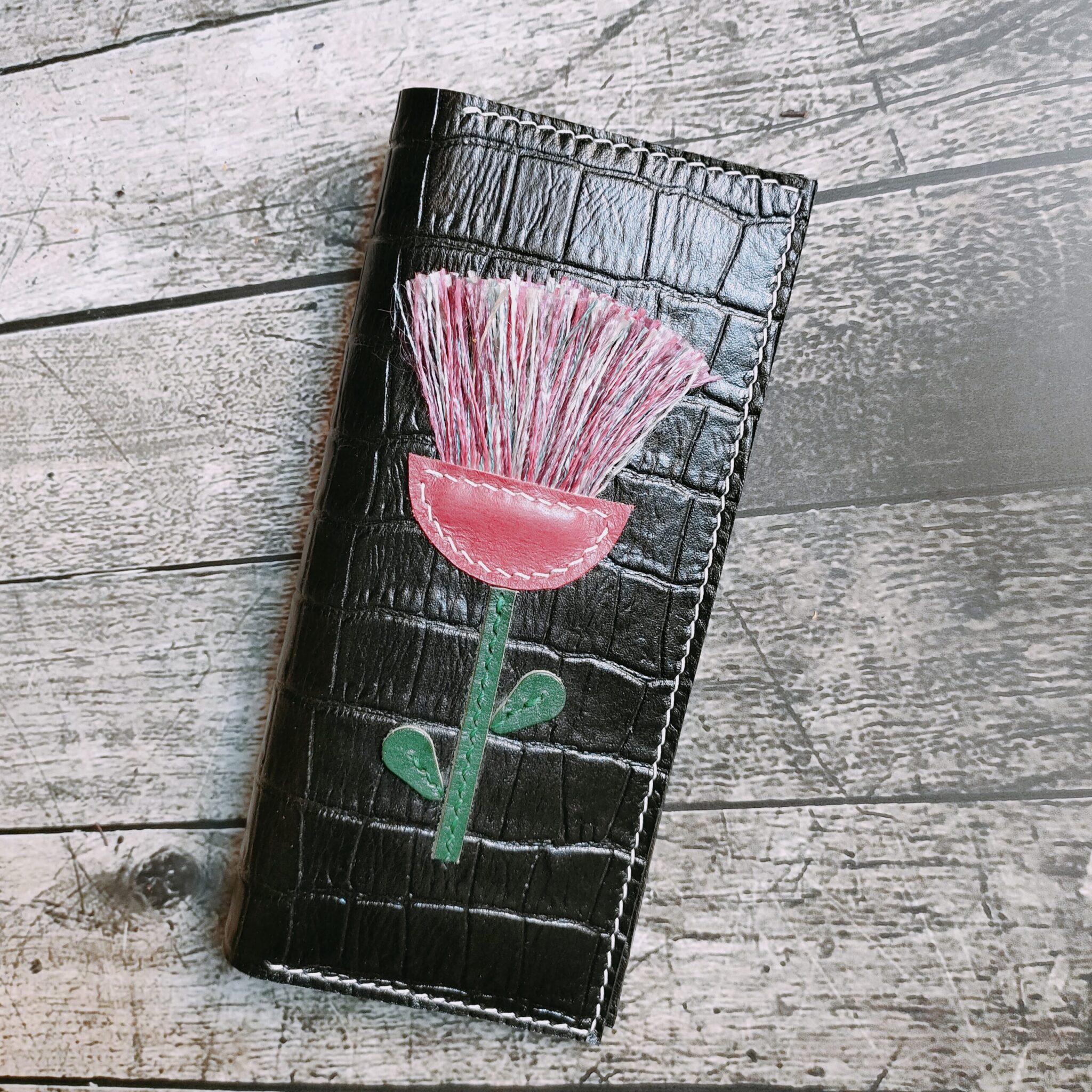 Genuine leather long wallet 1 Genuine leather long wallet