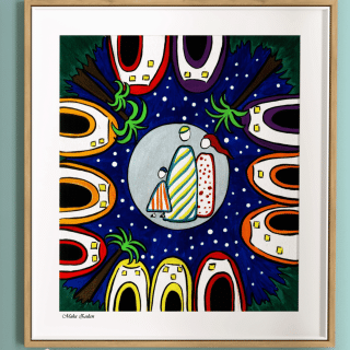 poster wall art - the Nubian Village