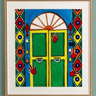 poster wall art - The Nubian Door