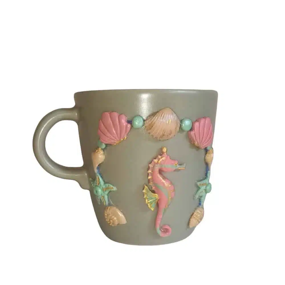 Seahorse - Green Mug - 300ml 1 Seahorse - Green Mug - 300ml