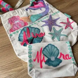 Mermaid name style totebag
