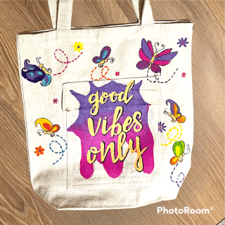 Good vibes totebag
