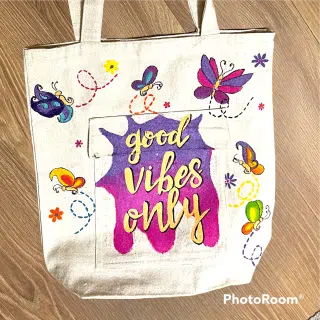 Good vibes totebag
