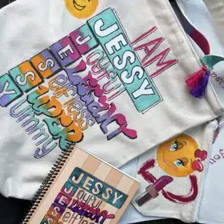 Name style totebag + notebook