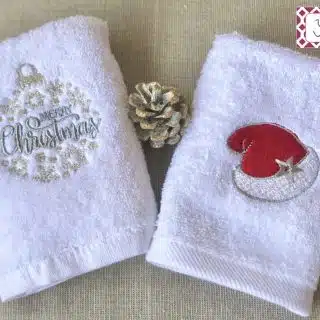 Christmas towels