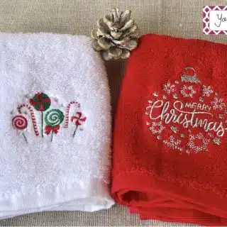 Christmas towels