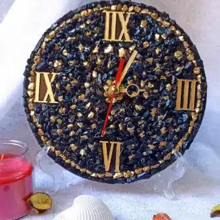 Gold & Black Clock