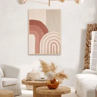 Texture boho painting